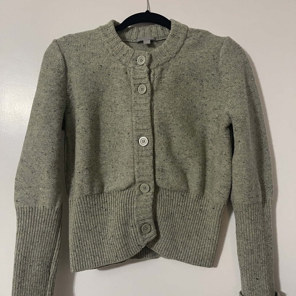 Cos Mint Cardigan Sweater